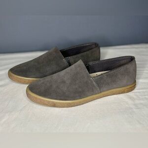 SeaVees Sun-tans Slip On Shoes Mens 9 Steel Gray Suede Casual Baja Loafers Gum